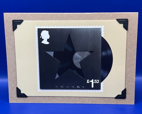 David Bowie PHQ Postcard 2017 Post Office Stamps Original Keepsake
