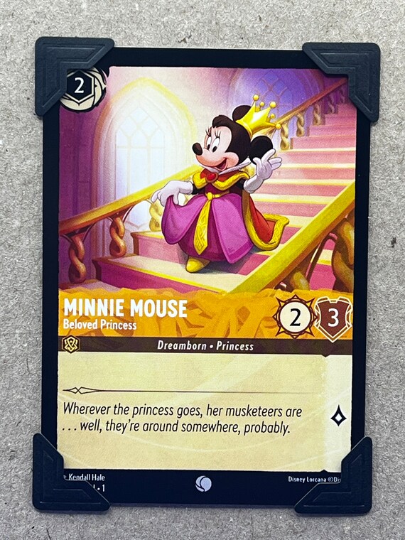 Original Lorcana Minnie Mouse Keepsake Greeting Card Disney Collectible  Trading Card - Etsy
