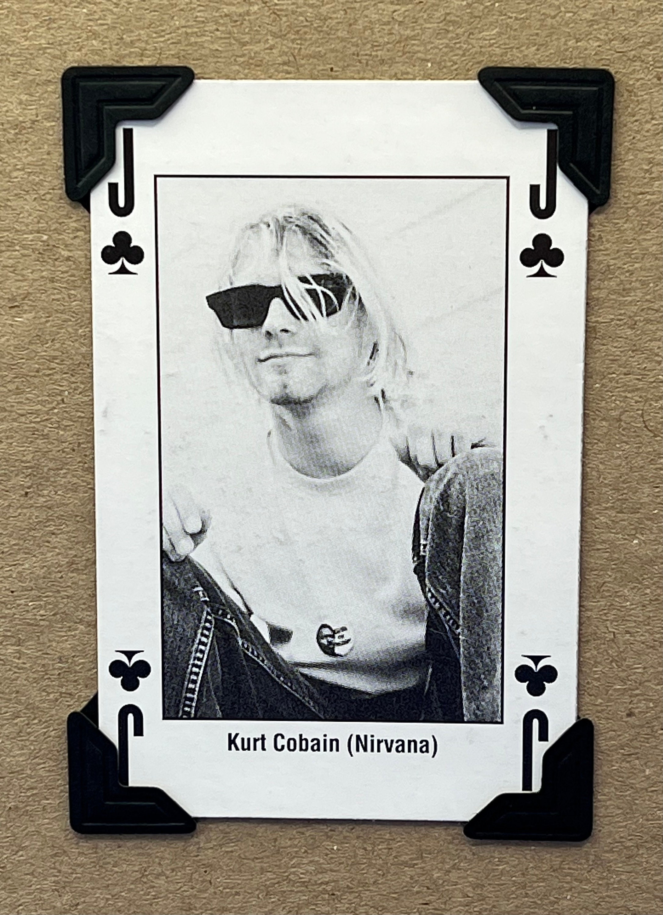 その他 kerrang NIRVANA  Cobain Vintage Kurt Cobain Nirvana 1993 Kerrang Original Playing Card