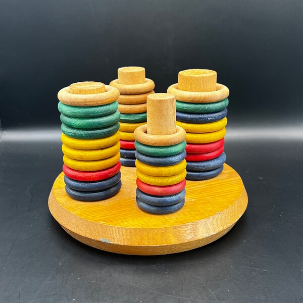 Wooden Ring Stacker - Etsy