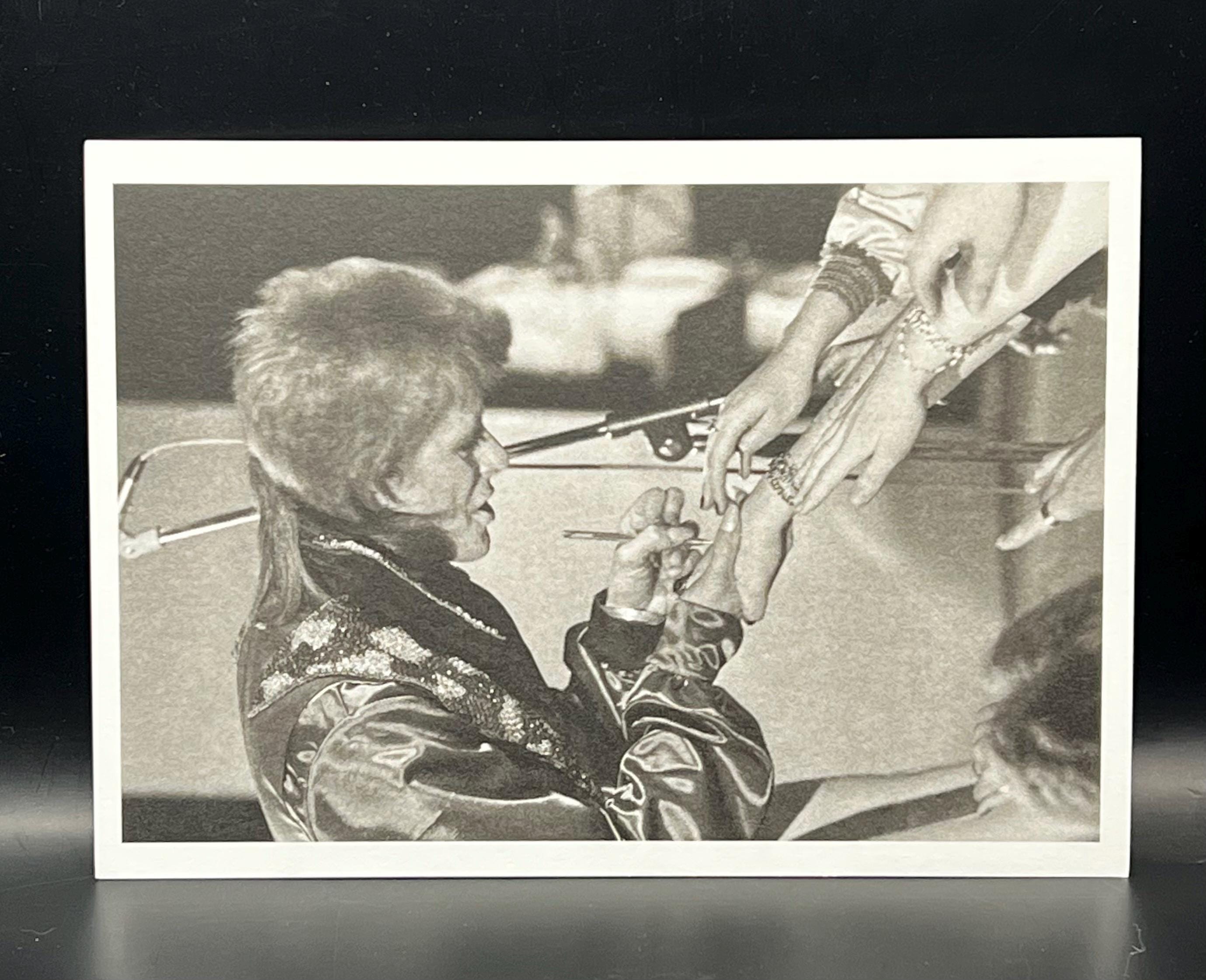 David Bowie Original Postcard V & A From the David Bowie is