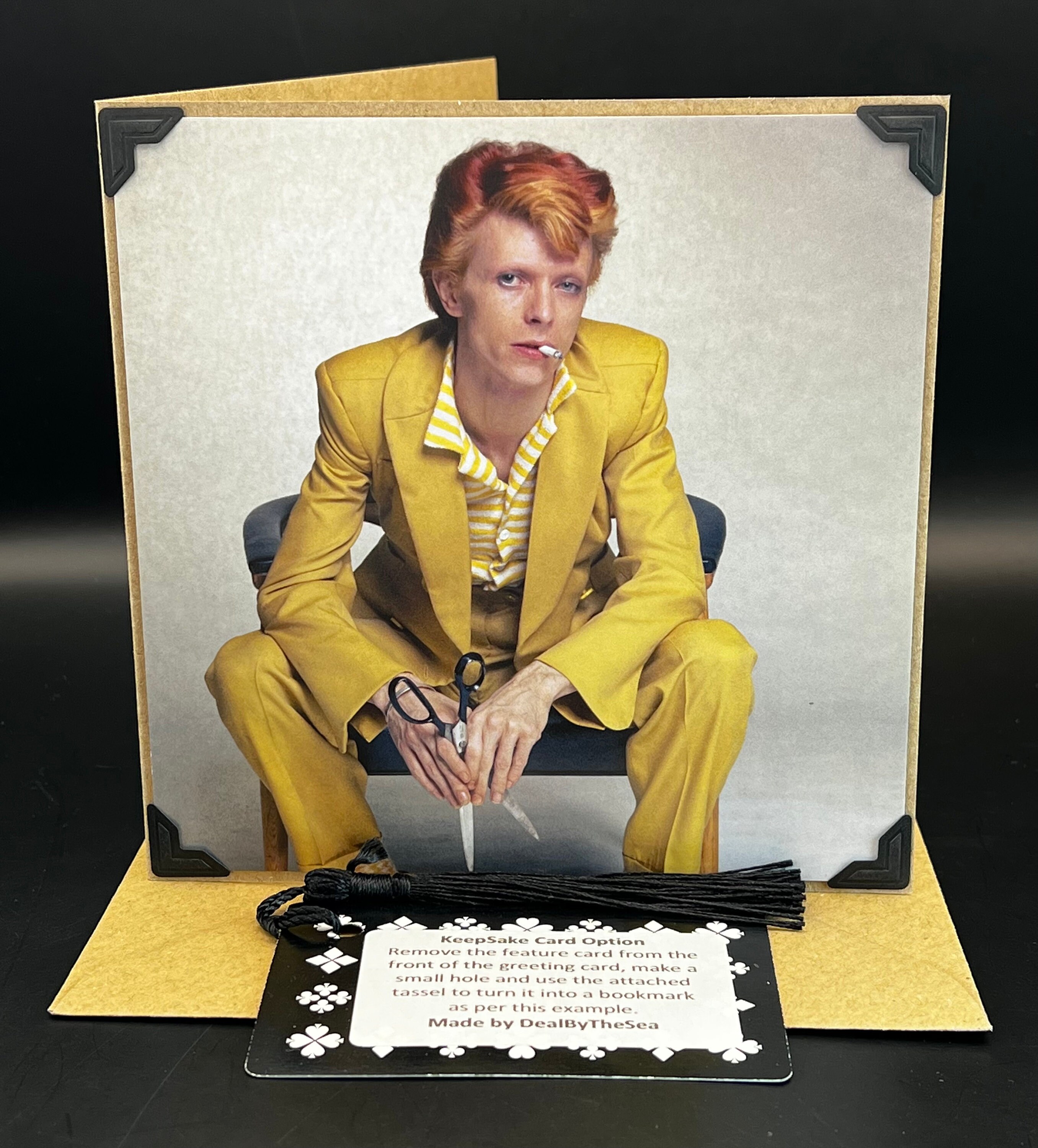 DAVID BOWIE ポストカード David Bowie Original Postcard V & A From the David Bowie is