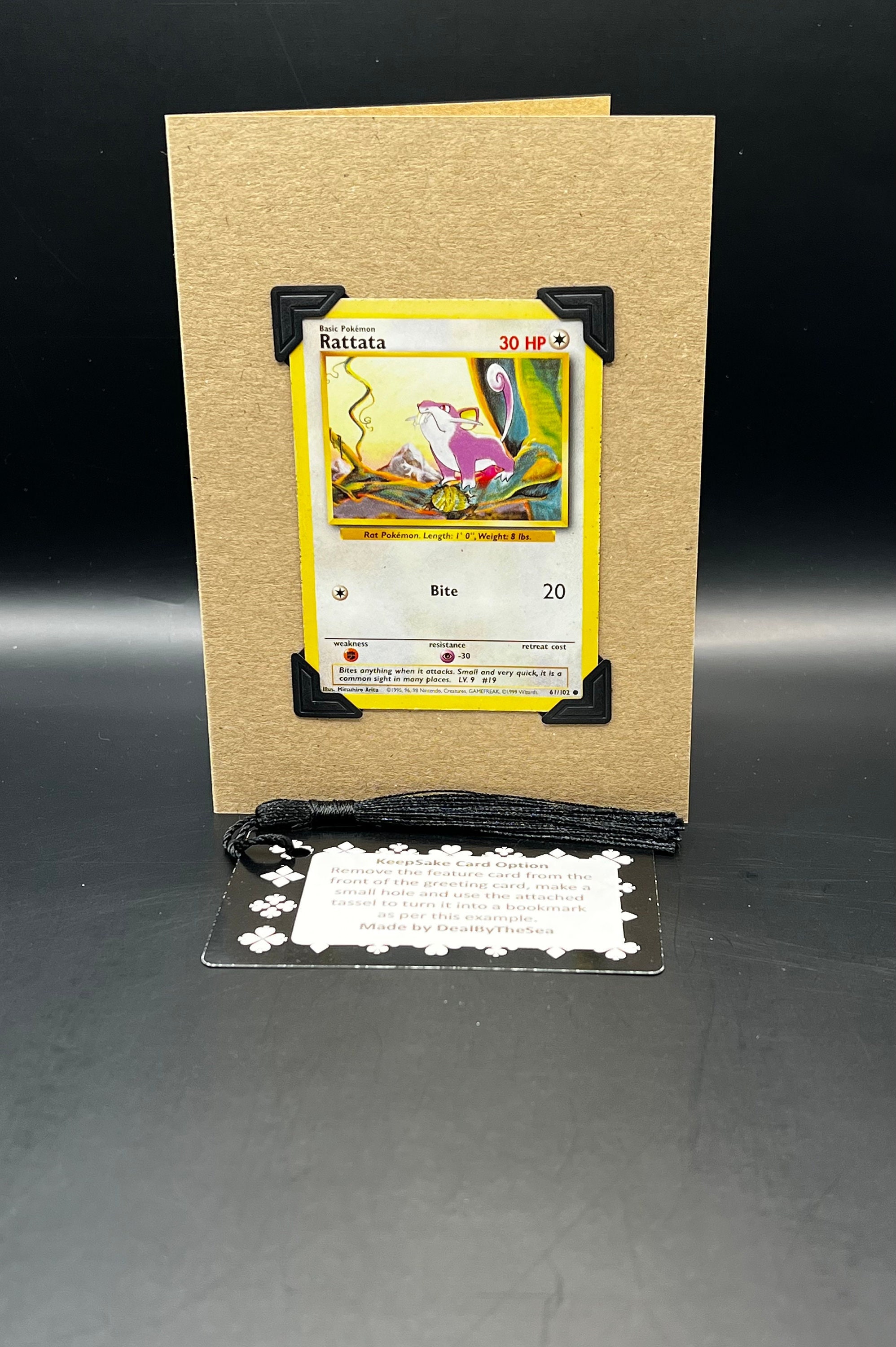 Original Vintage Rattata Pokmon 61/102 Base Set Keepsake Greeting Card - Etsy New Zealand Original Vintage Rattata Pokmon 61/102 Base Set Keepsake Greeting Card - Etsy New Zealand