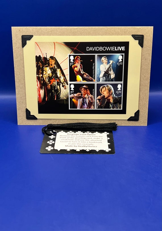 David Bowie PHQ Postcard 2017 Post Office Stamps Original Keepsake