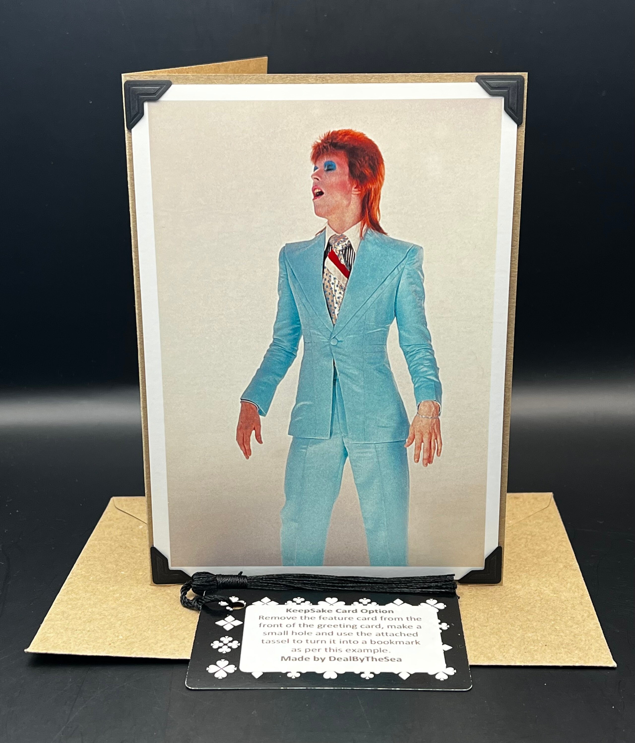 David Bowie Original Postcard V & A From the David Bowie is