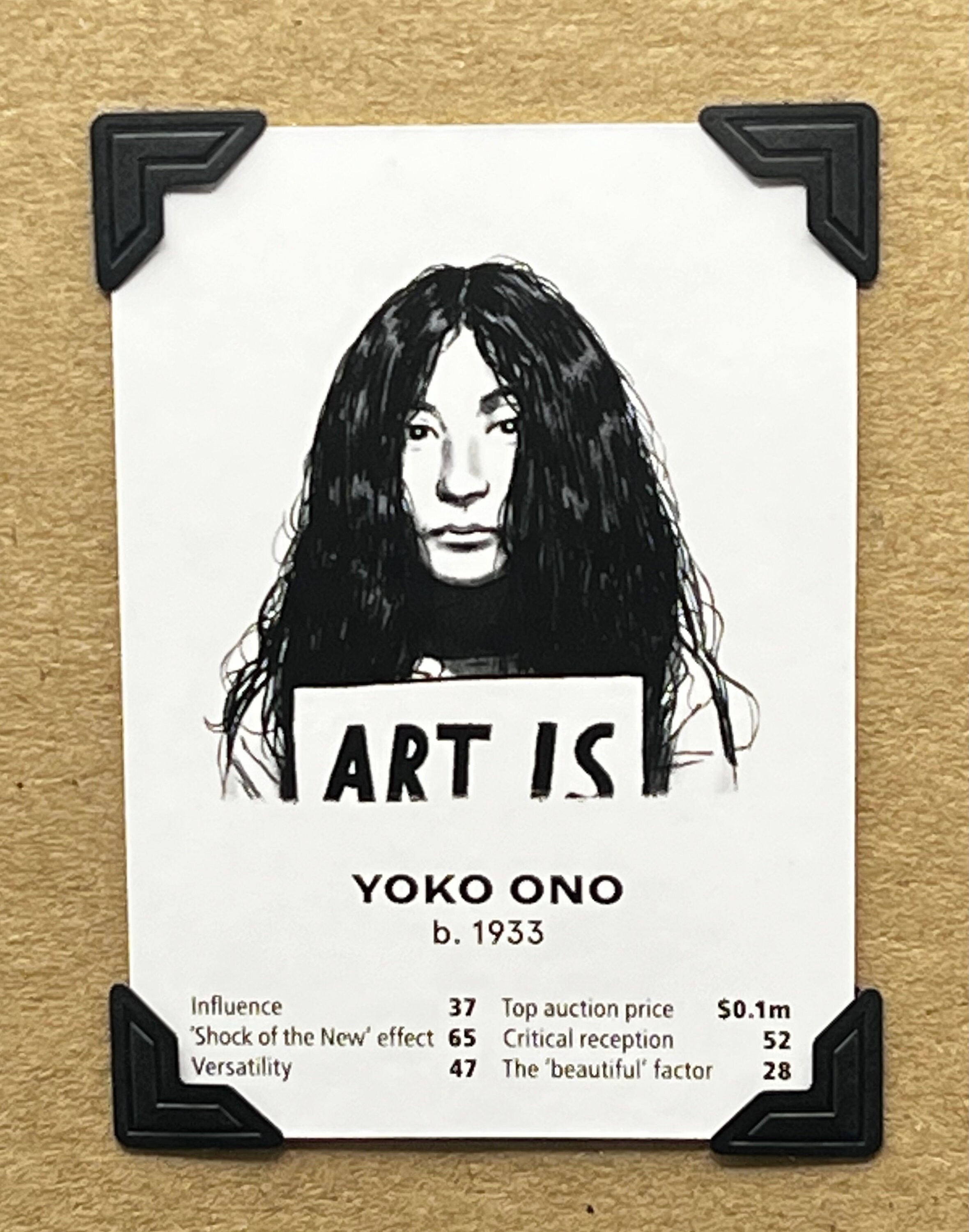 Yoko Ono Artists Trump Card Keepsake Greeting Card - Etsy