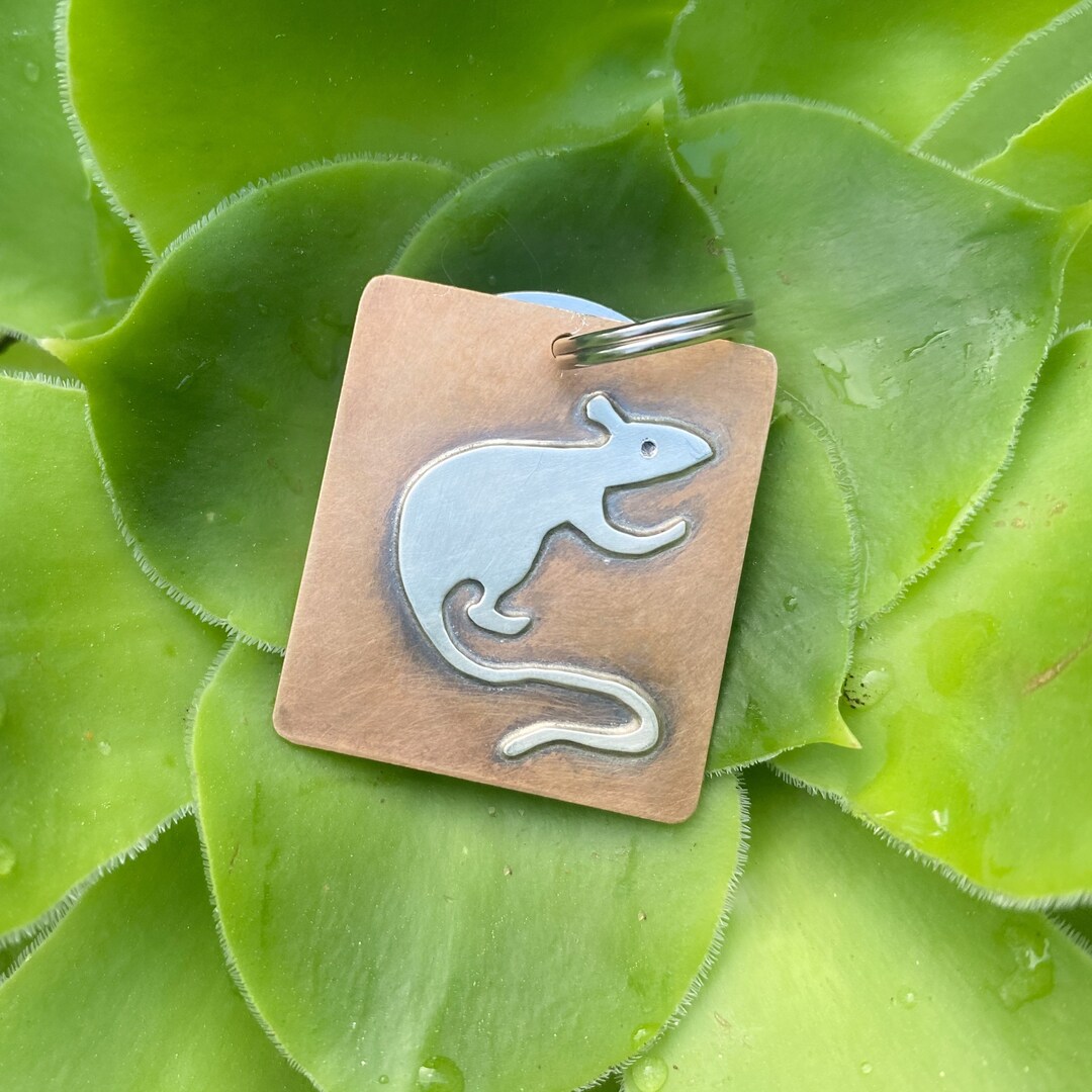 Handcrafted Mouse Keychain | Chinese Zodiac Rat Key Ring | Good Luck ...