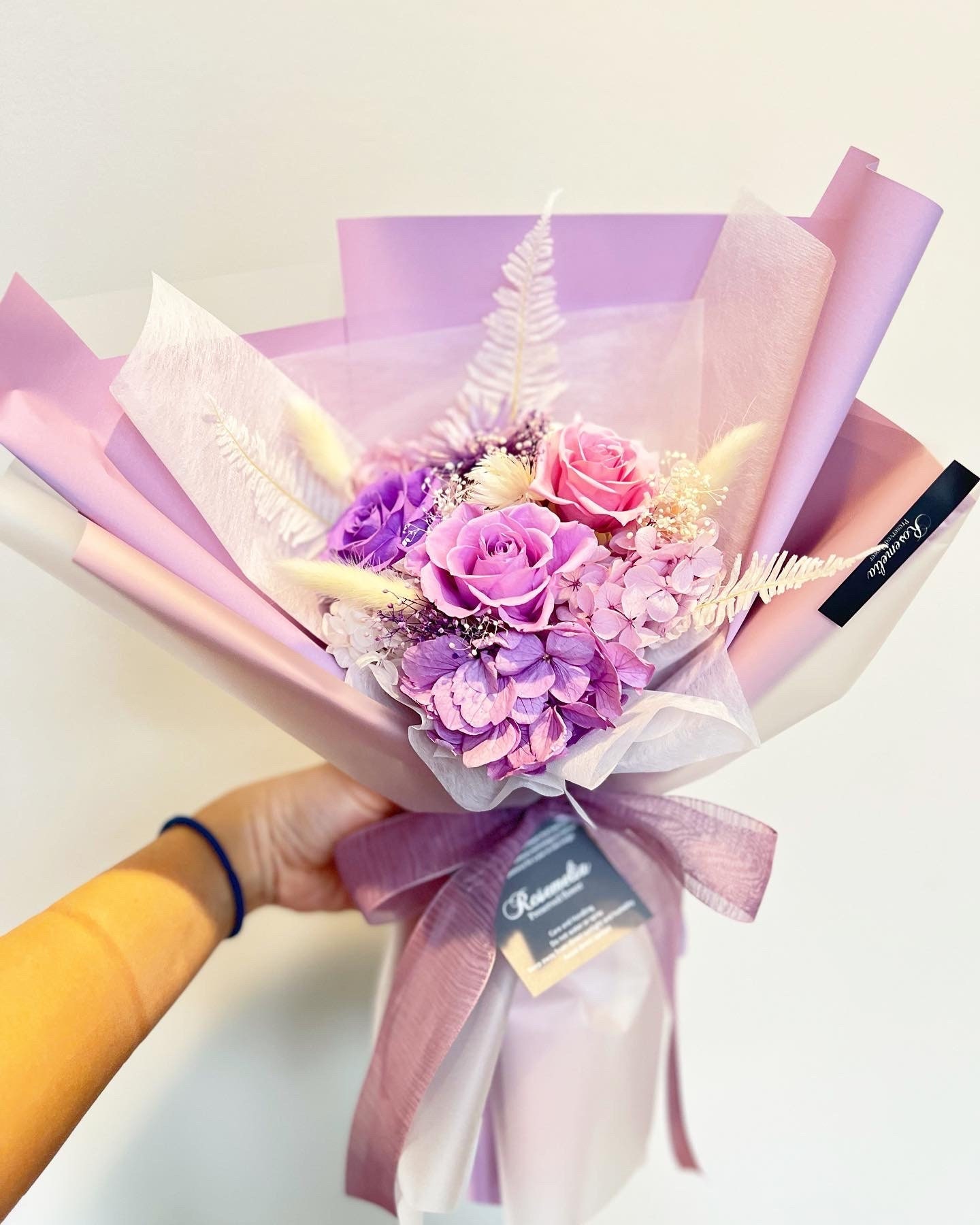 Lavender Blue Bouquet (Wrapping Paper Bouquet) in Suwanee, GA