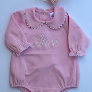 Personalized Embroidery Bubble Romper, Baby Bubble Romper, Tshirt Bubble Romper, onesie