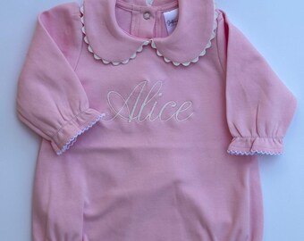 Personalized Embroidery Bubble Romper, Baby Bubble Romper, Tshirt Bubble Romper, onesie