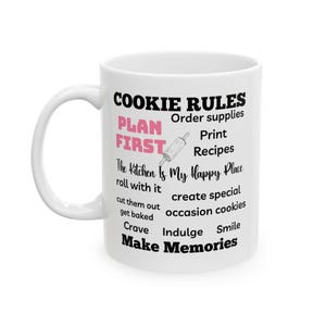 Cookie Lover Ceramic Mug: Funny Quote, Baking Gift