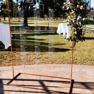 Copper Acrylic Sign Stand | Copper Stand | Acrylic Signs