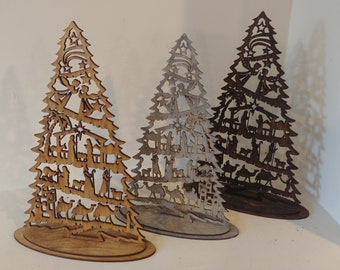 Nativity Tree with Stand