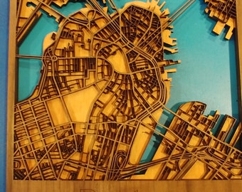 Boston Map in 3d