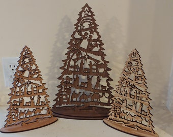 Large 15" Nativity Tree Stand