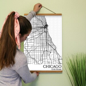 Chicago Map Poster - Chicago Illinois - City Map Poster Wall Art