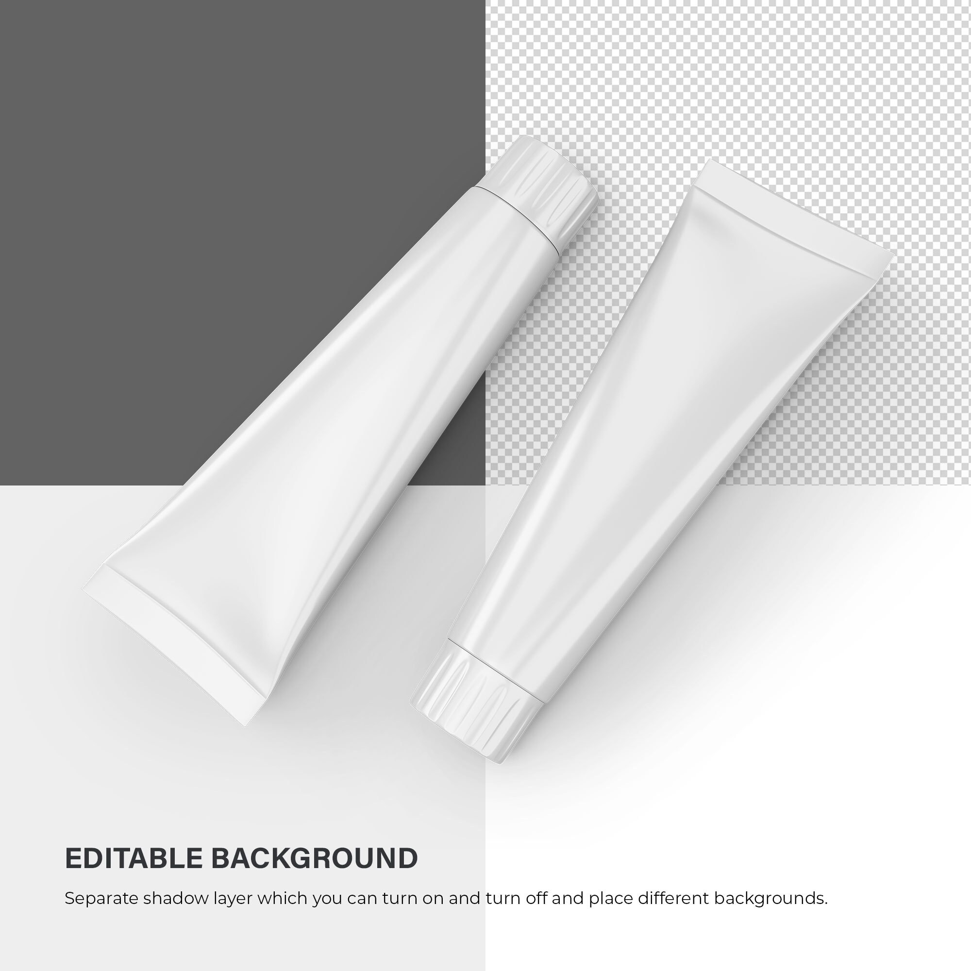 Digital Plastic Toothpaste Tubes Mockup PSD / PNG / JPG - Etsy