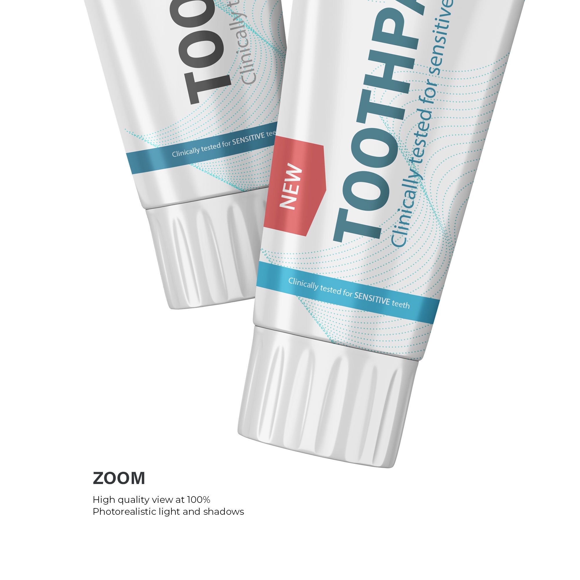Digital Plastic Toothpaste Tubes Mockup PSD / PNG / JPG - Etsy