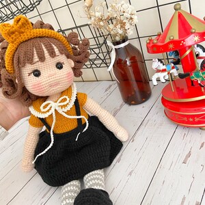 Crochet Doll, Amigurumi Doll, Daughter Gift, Granddaughter Gift, Knitted Doll, Crochet Toy, Amigurumi Crochet, Handmade Doll, Gift,