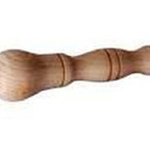 BEECH WOOD PESTLE for mortar, turned wooden pestle, ideal as a complement to mortars in marble, wood, steel, cast iron.
