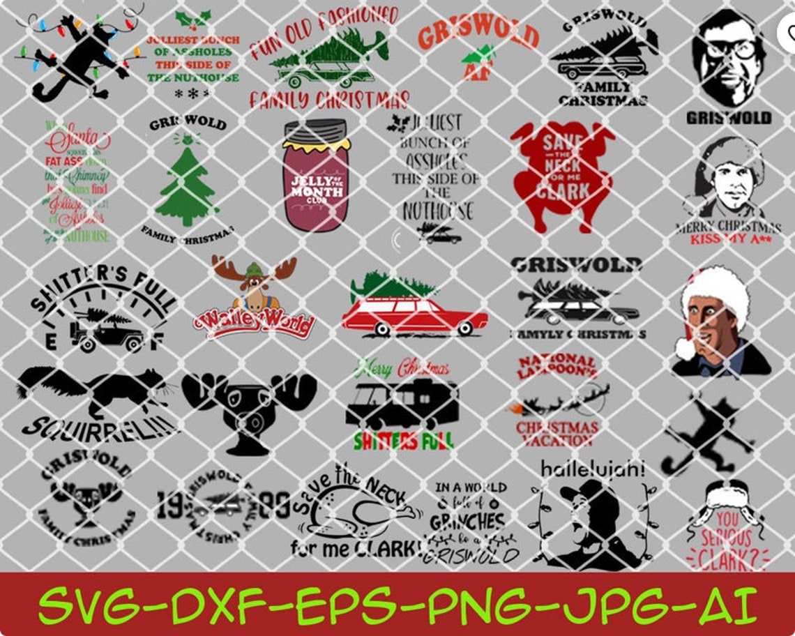 HUGE Christmas Vacation svg Bundle for Cutting Machines | Etsy