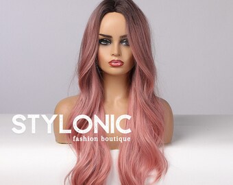 pink wig etsy