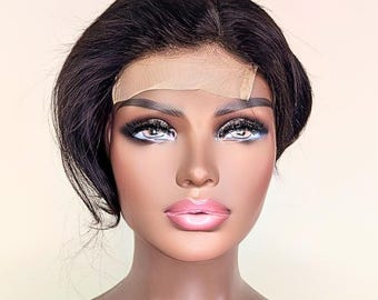Human Hair Wig Brown