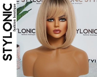 Cosplay Wig Blonde - Wigs with Bangs