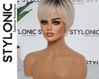 Blonde Pixie Wig - Blonde Short Wig