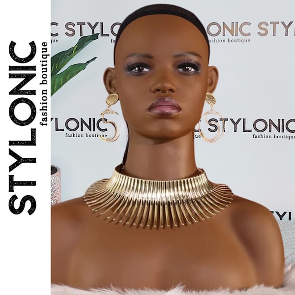 African-Inspired Mannequin Head Home Decor