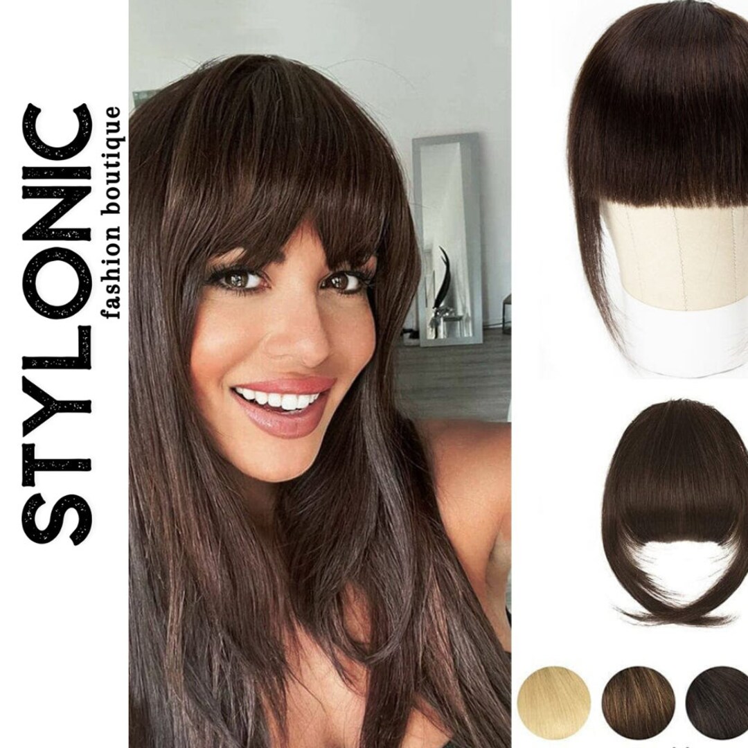 Clip on Bangs Etsy