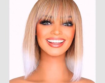 Blonde Ombre Bob Wig