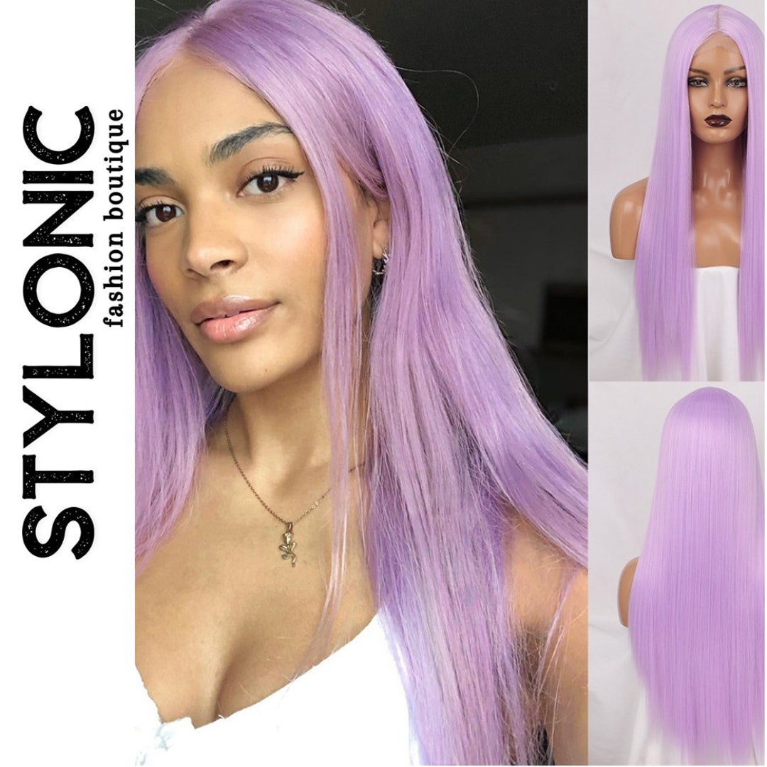 Purple Lace Front Wig