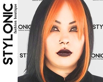 Black and Orange Wig