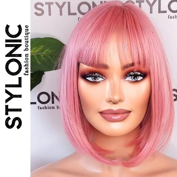 Bubblegum pink wig deals