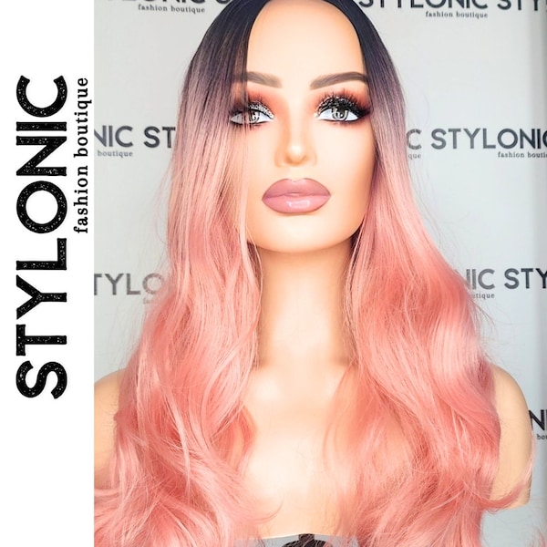 Curly Pink Wig - Cosplay Wig