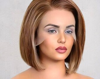 Brown Glueless Lace Wig