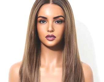 Brown Medium Length Wig