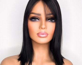 Black Hair Topper