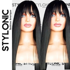 Straight Black Wig