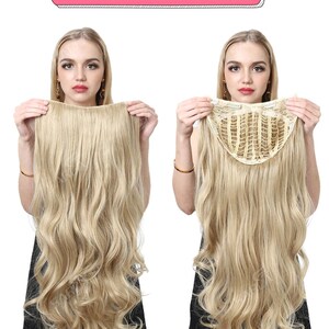 Blonde U Part Wig - Etsy