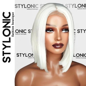 White Bob Wig