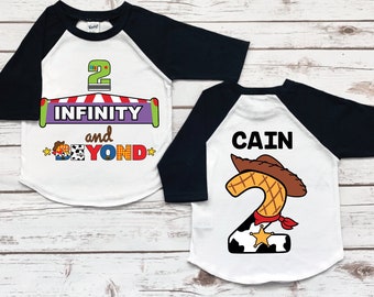 2nd birthday toy story shirt