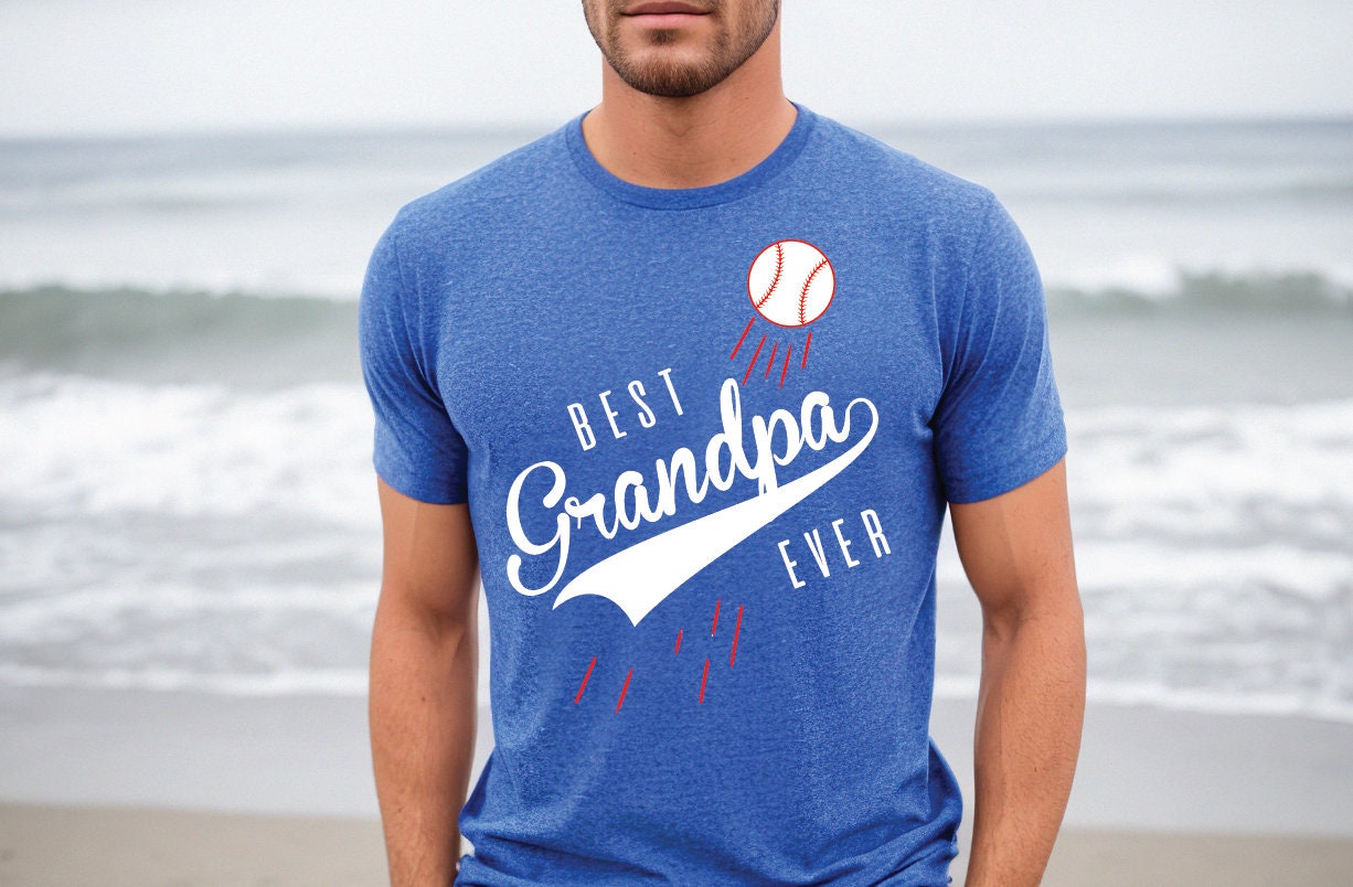 GRANDPARENT Dodgers Baseball Shirt Abuelo Grandpa Since 