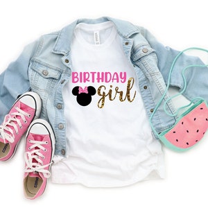 Minnie Birthday Shirt, Minnie, Minnie Mouse Birthday T-shirt, Personalized Shirt, Custom Shirt, Birthday, Disney