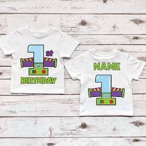 buzz lightyear shirt to infinity and beyond tee Buzz 1st birthday shirt toy story shirt First Birthday toy story birthday shirt