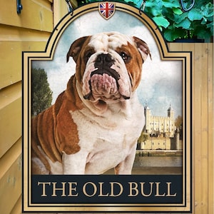 Personalized Home Bar Sign: Traditional Pub ManCave Decor