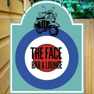 Personalized Metal Home Bar Sign: Traditional Pub Decor