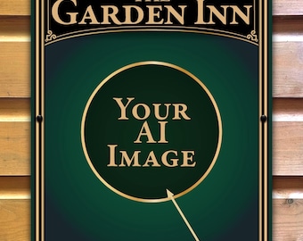 Design your own AI Bar Sign : Victorian Style