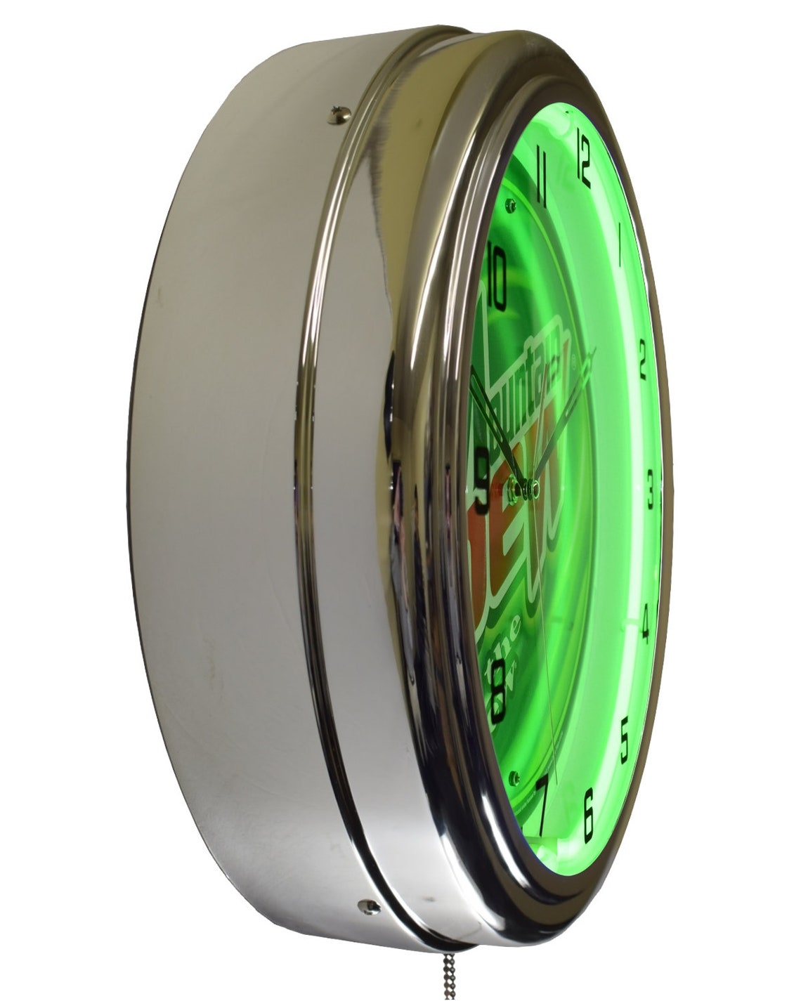 Mountain Dew do the dew Classic Logo Sign Green Neon Clock Etsy
